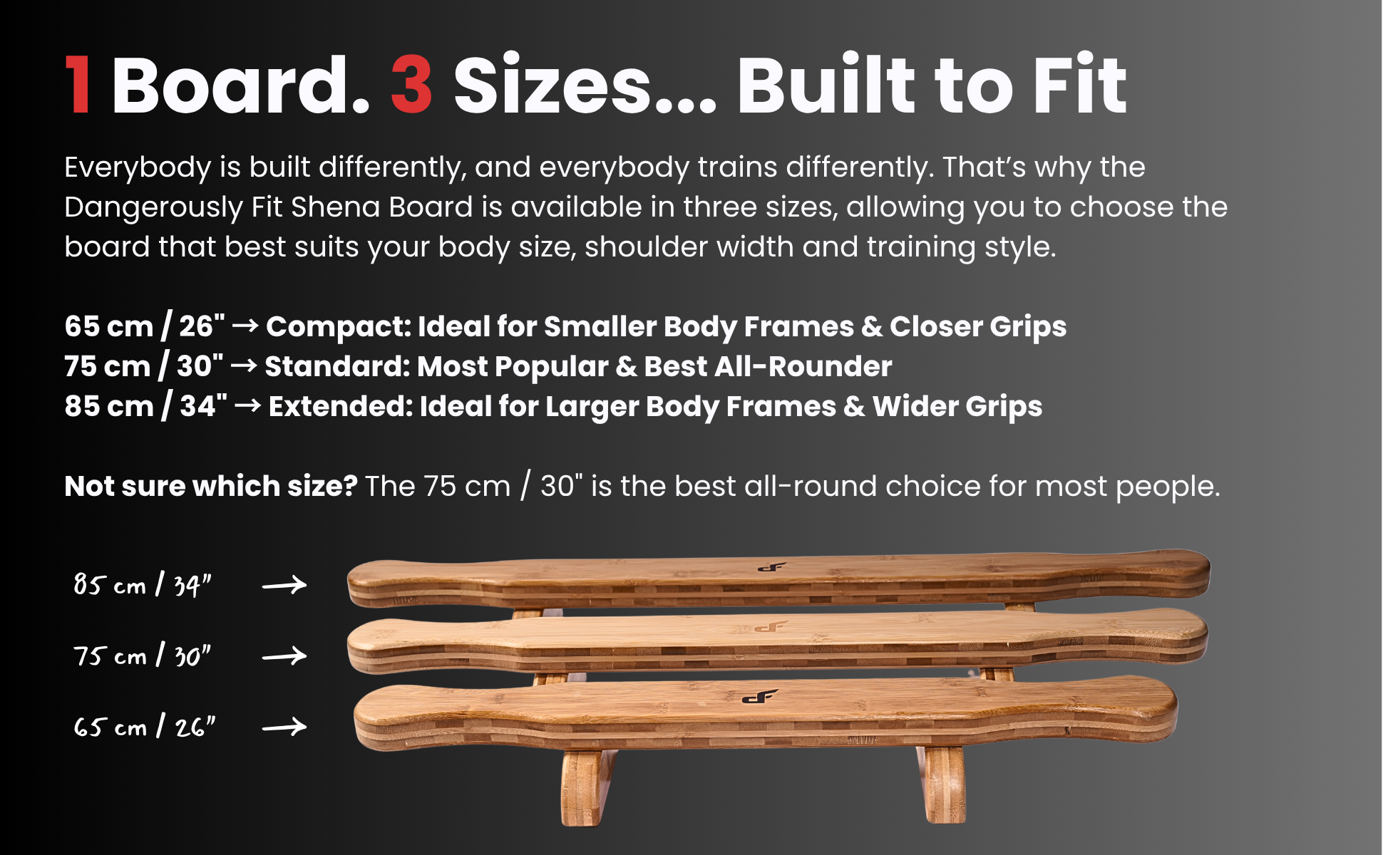 Persian Shena board sizes
